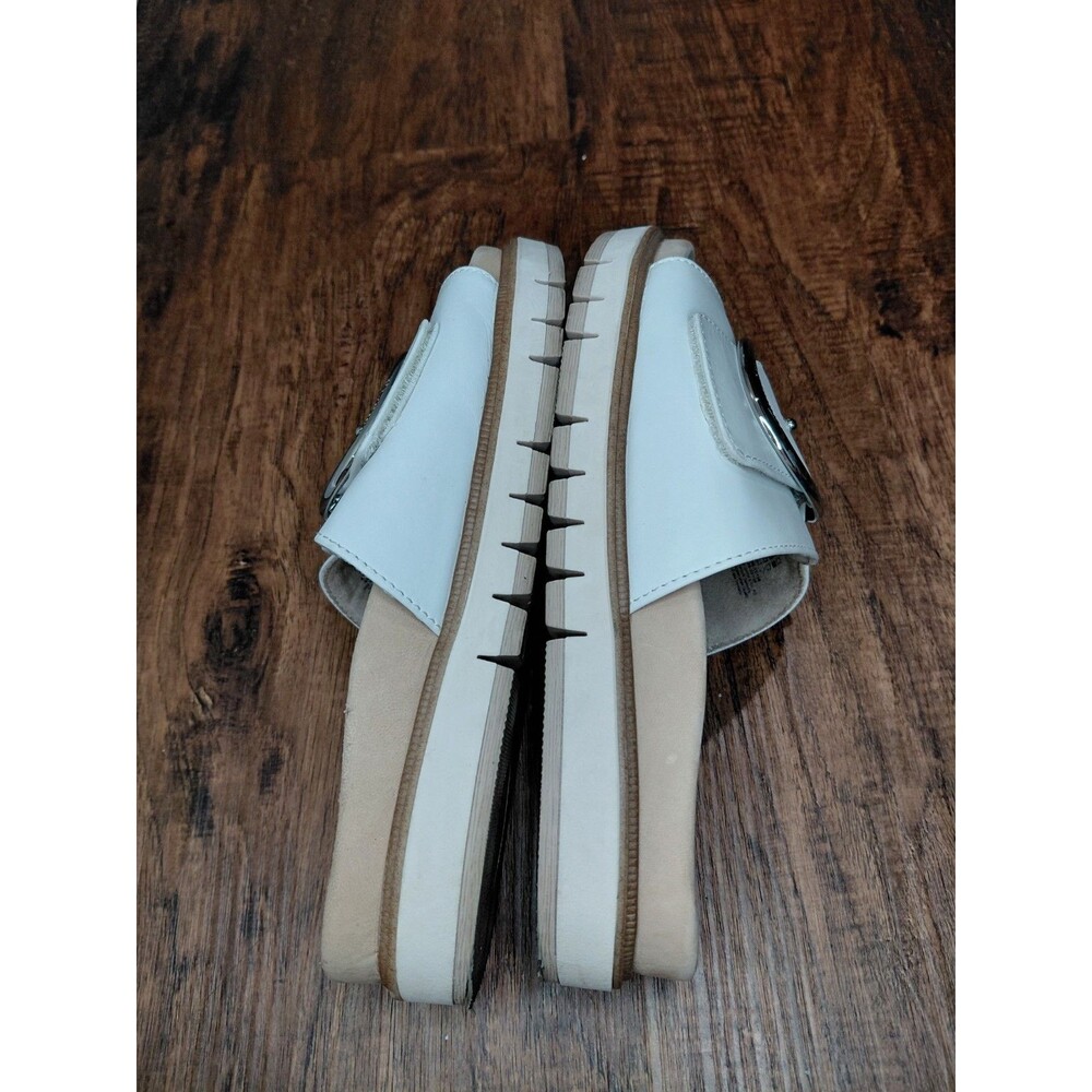 Tamaris Comfort White Nappa Sandals Women Size 37 - Picture 6 of 16